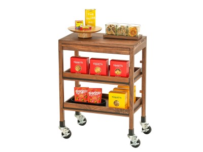 Sydney Serving Cart-Walnut